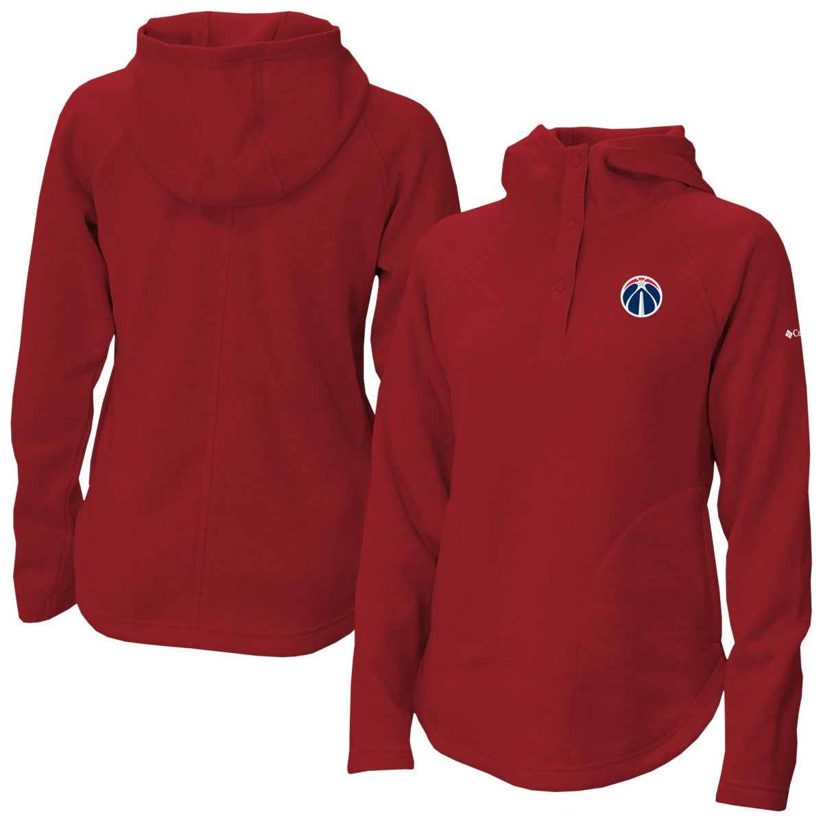Washington Wizards Women's Sweater Weather Quarter-Snap Hoodie Red