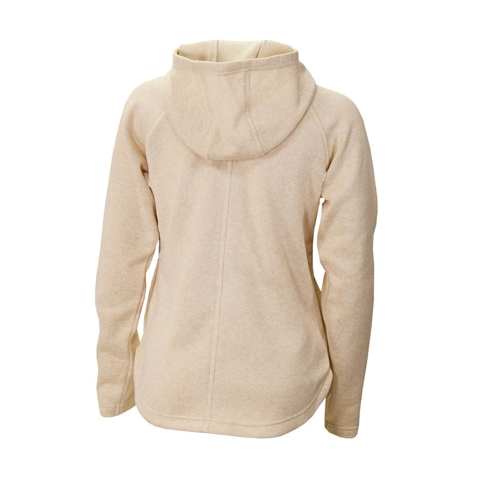 Toronto Raptors Women's Sweater Weather Quarter-Snap Hoodie Natural