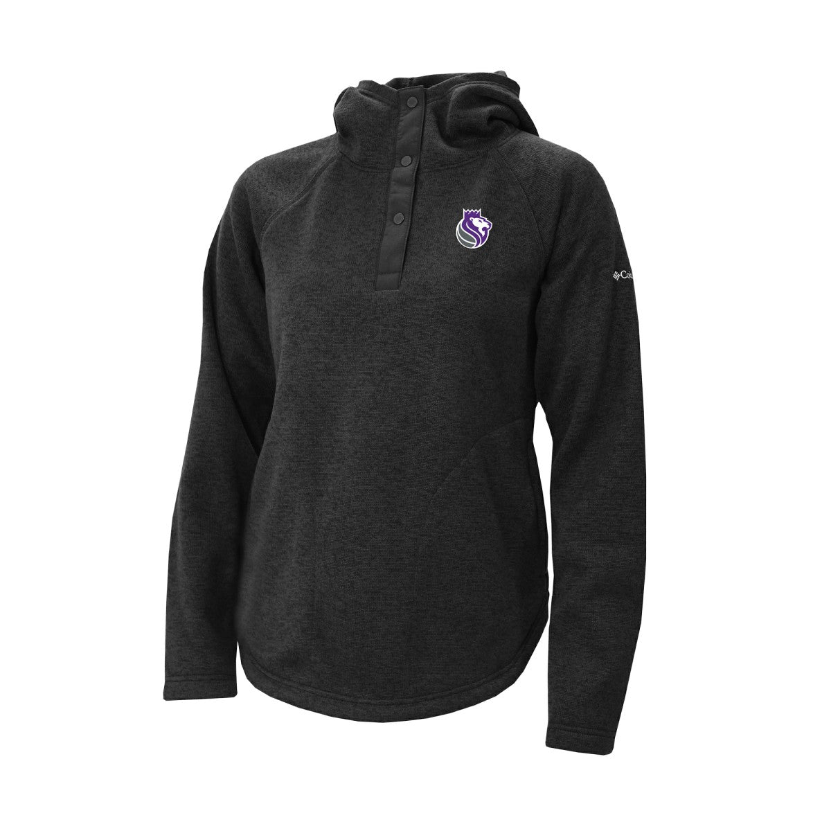 Sacramento Kings Women's Sweater Weather Quarter-Snap Hoodie Black
