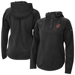 Cleveland Cavaliers Women's Sweater Weather Quarter-Snap Hoodie Black