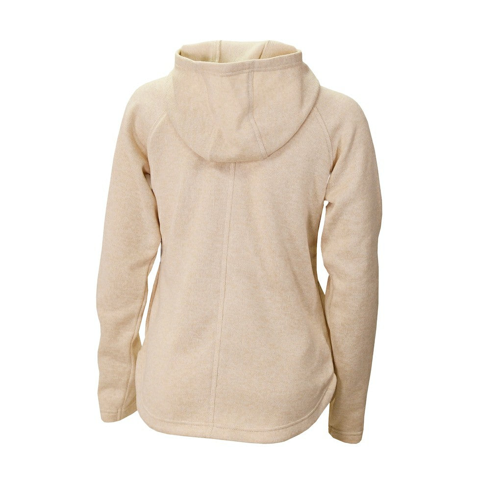 Denver Nuggets Women's Sweater Weather Quarter-Snap Hoodie White