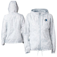 Dallas Mavericks Women's Flash Forward Windbreaker White