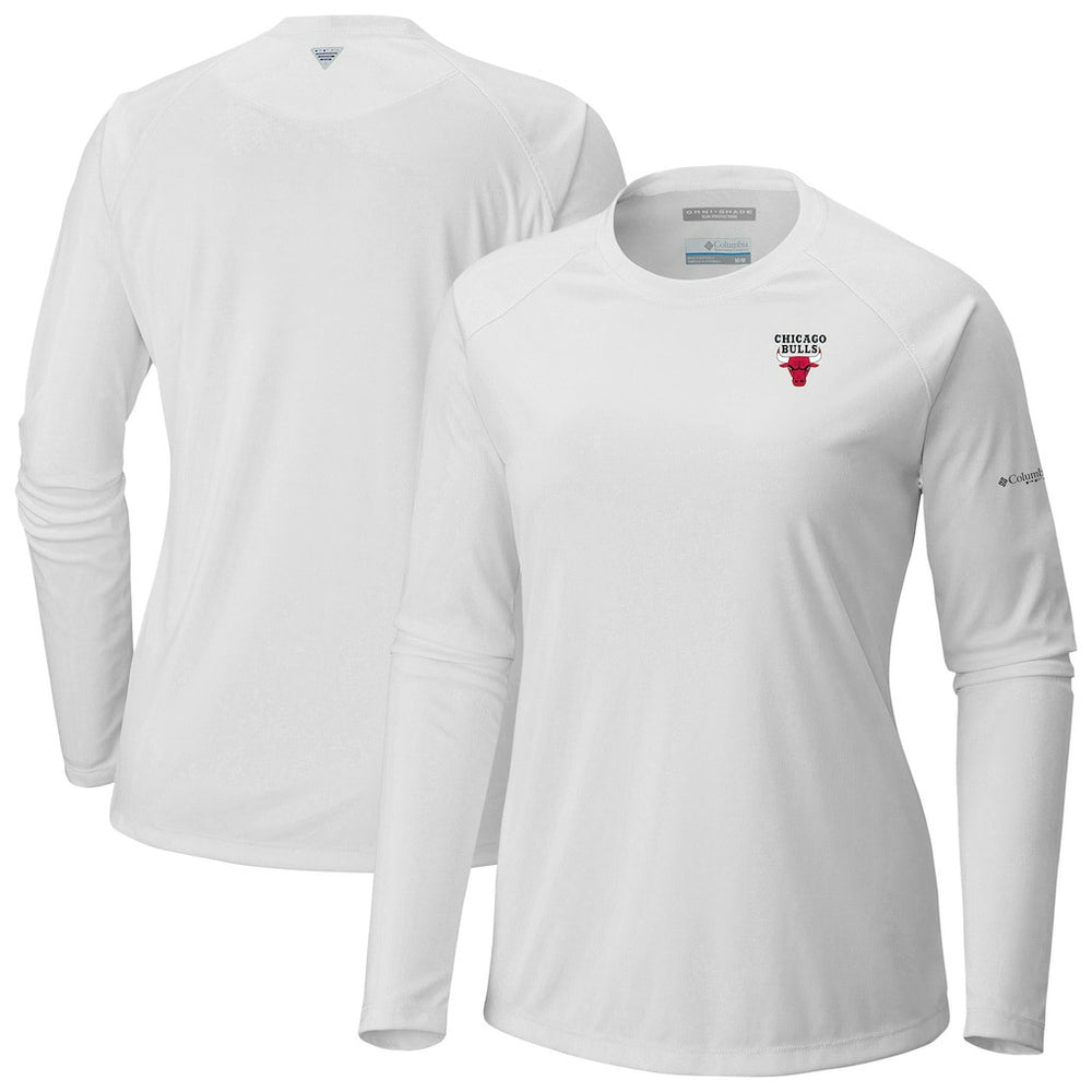 Chicago Bulls Women's Tidal Tee II Long Sleeve T-Shirt White