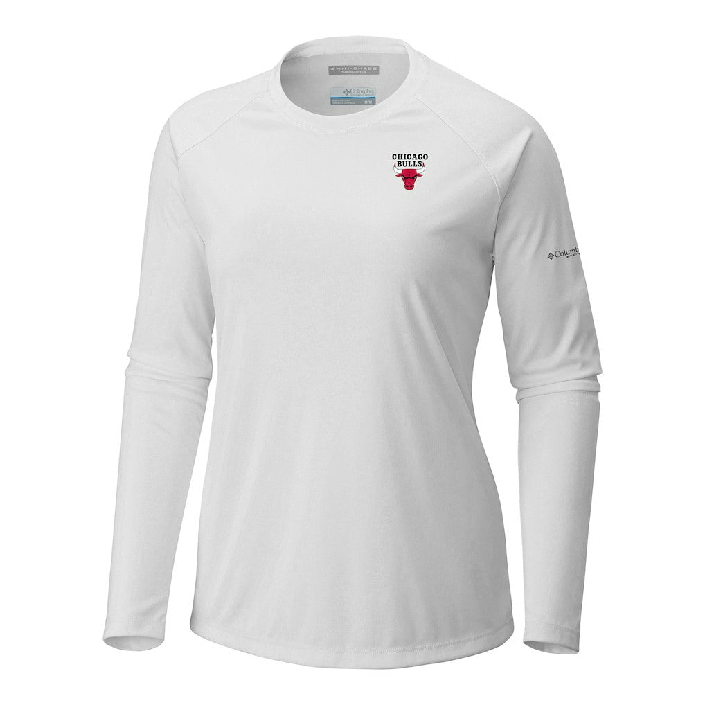 Chicago Bulls Women's Tidal Tee II Long Sleeve T-Shirt White