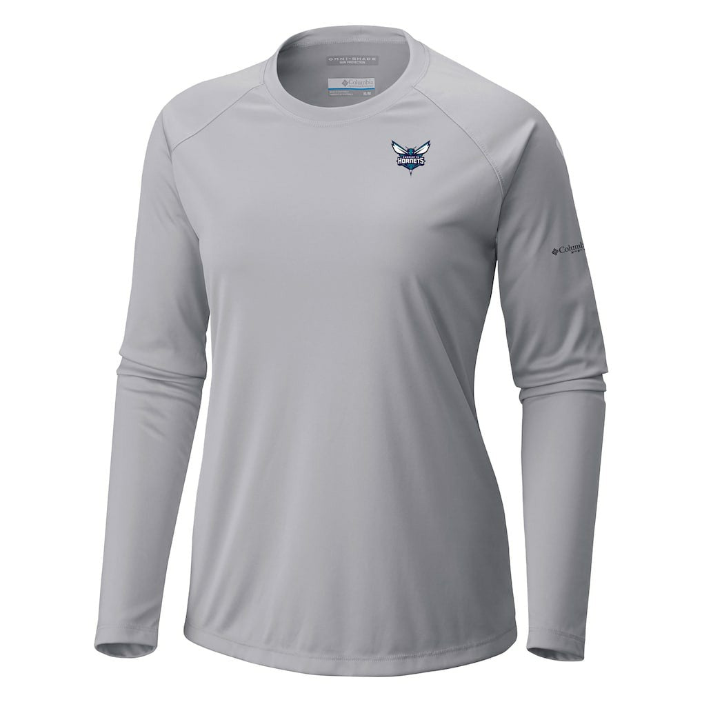 Charlotte Hornets Women's Tidal Tee II Long Sleeve T-Shirt Gray
