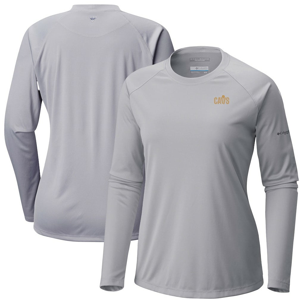 Cleveland Cavaliers Women's Tidal Tee II Long Sleeve T-Shirt Gray