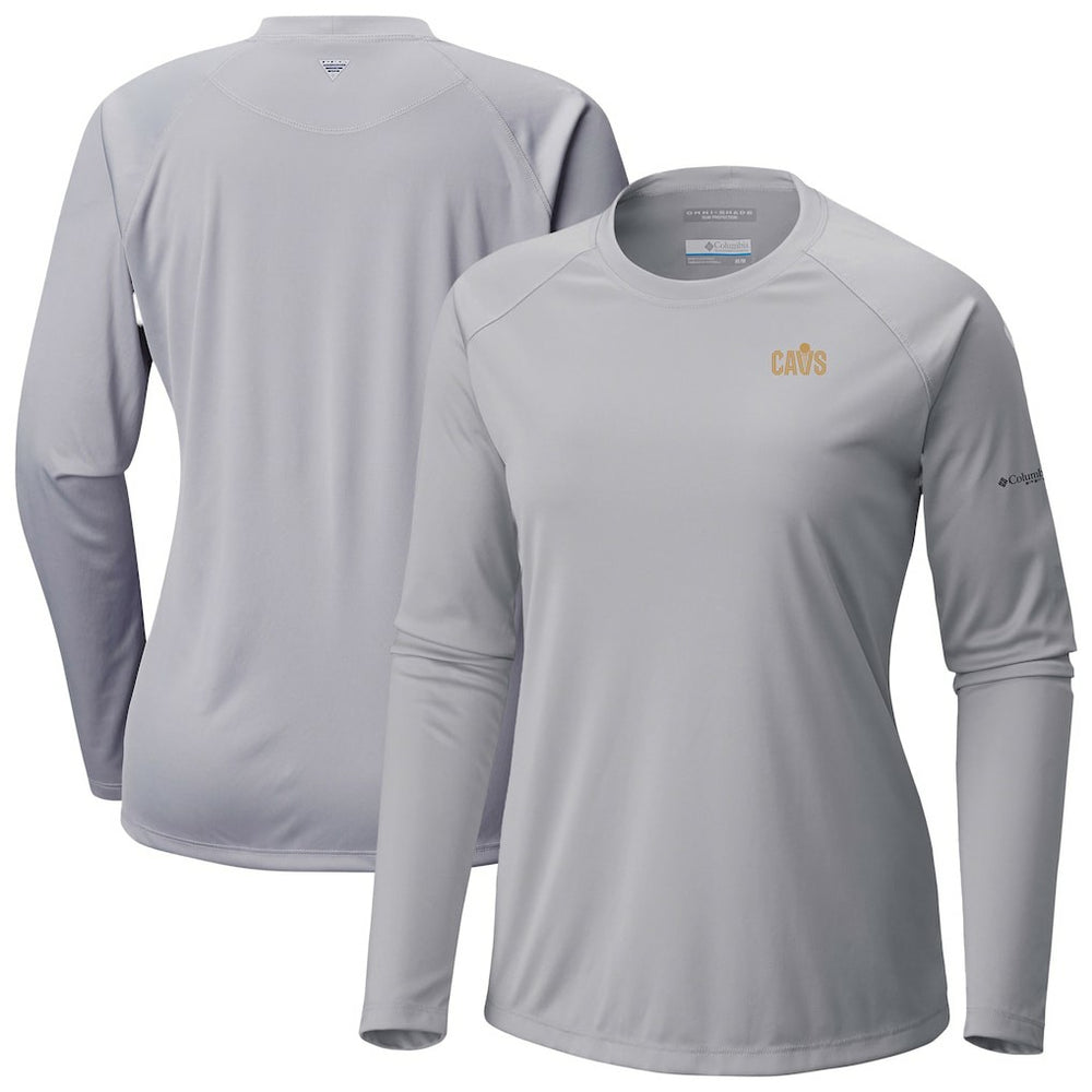 Cleveland Cavaliers Women's Tidal Tee II Long Sleeve T-Shirt Gray