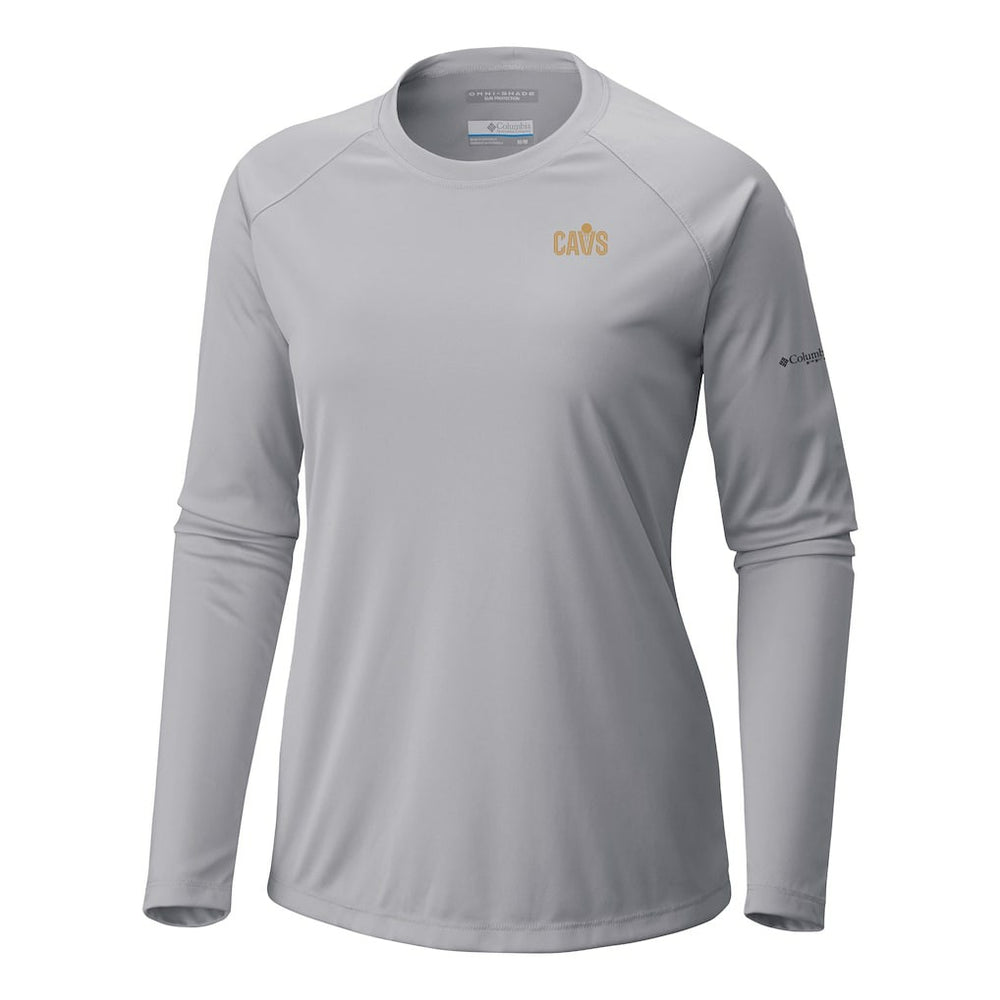 Cleveland Cavaliers Women's Tidal Tee II Long Sleeve T-Shirt Gray