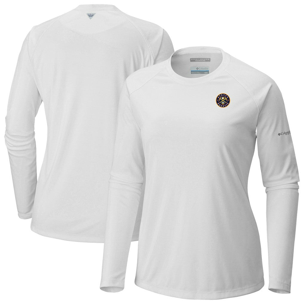 Denver Nuggets Women's Tidal Tee II Long Sleeve T-Shirt White