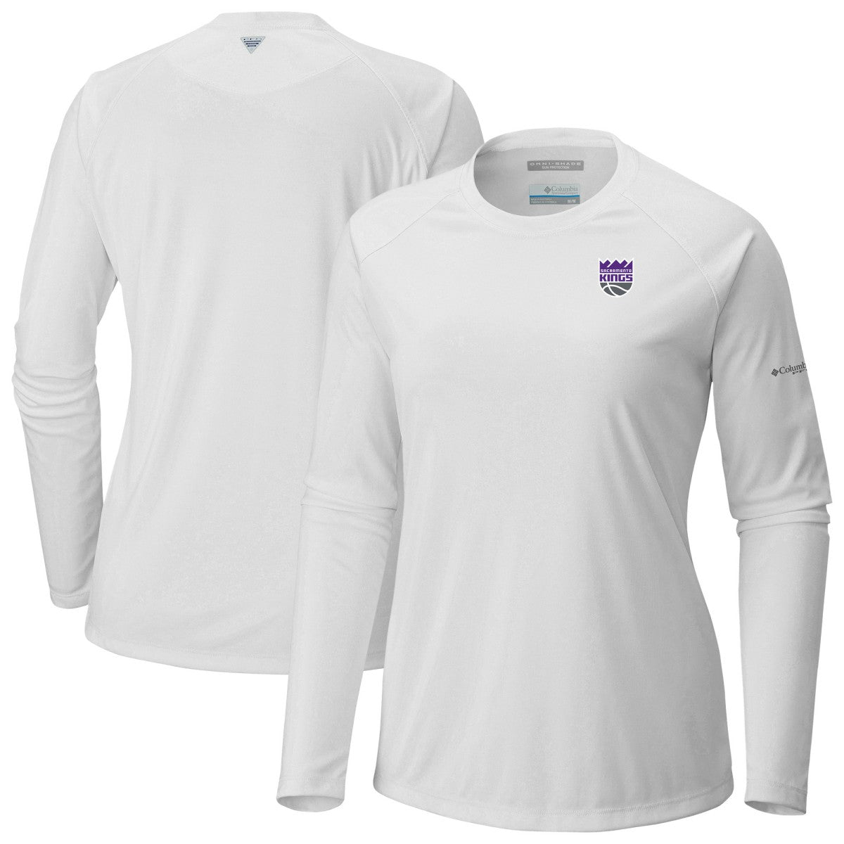 Sacramento Kings Women's Tidal Tee II Long Sleeve T-Shirt White