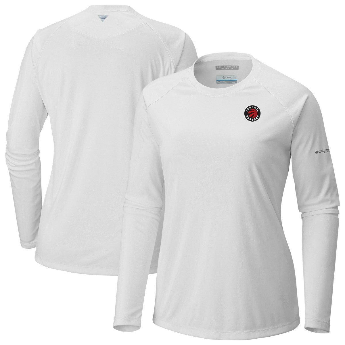Toronto Raptors Women's Tidal Tee II Long Sleeve T-Shirt White