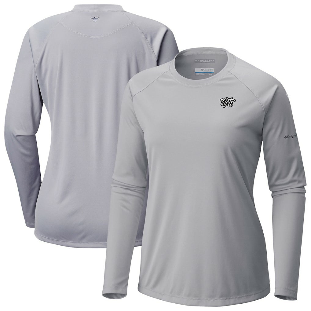 Brooklyn Nets Women's Tidal Tee II Long Sleeve T-Shirt Gray
