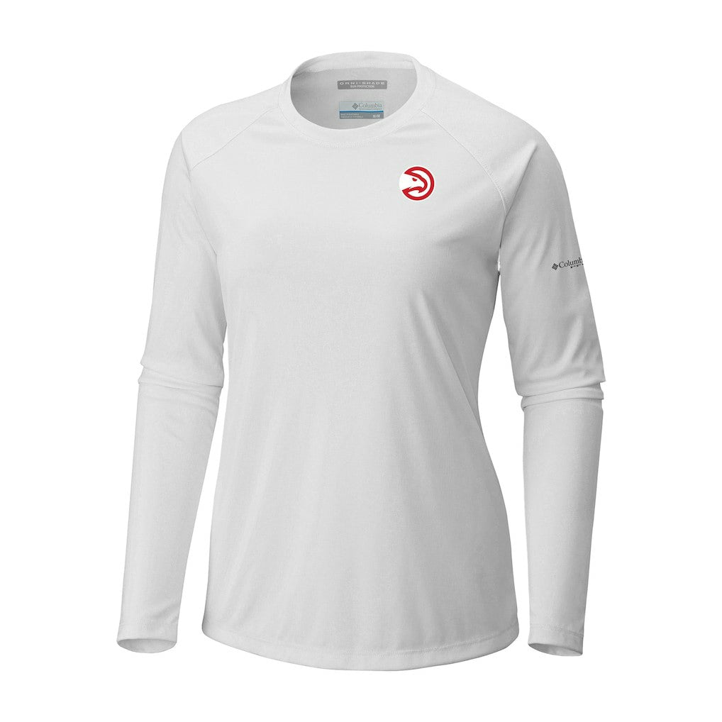 Atlanta Hawks Women's Tidal Tee II Long Sleeve T-Shirt White
