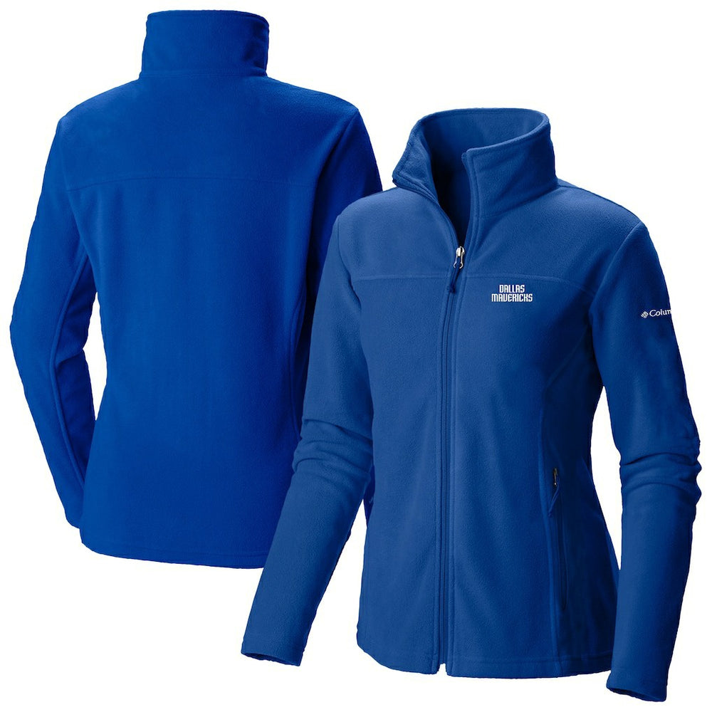 Dallas Mavericks Women's Give & Go II Fleece Full-Zip Jacket Blue