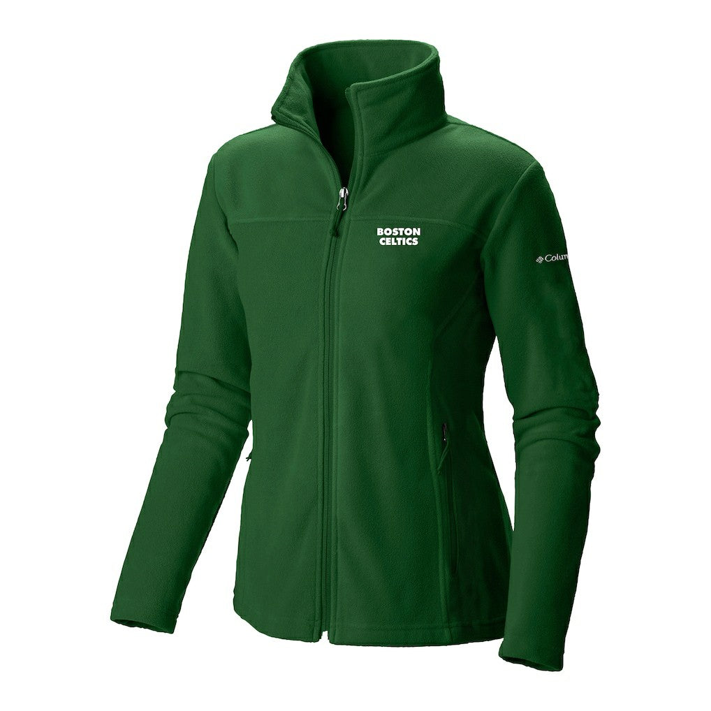 Boston Celtics Women's Give & Go II Fleece Full-Zip Jacket Kelly Green