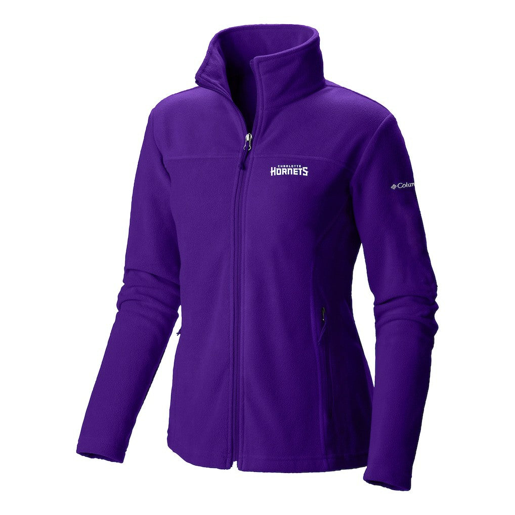 Charlotte Hornets Women's Give & Go II Fleece Full-Zip Jacket Purple