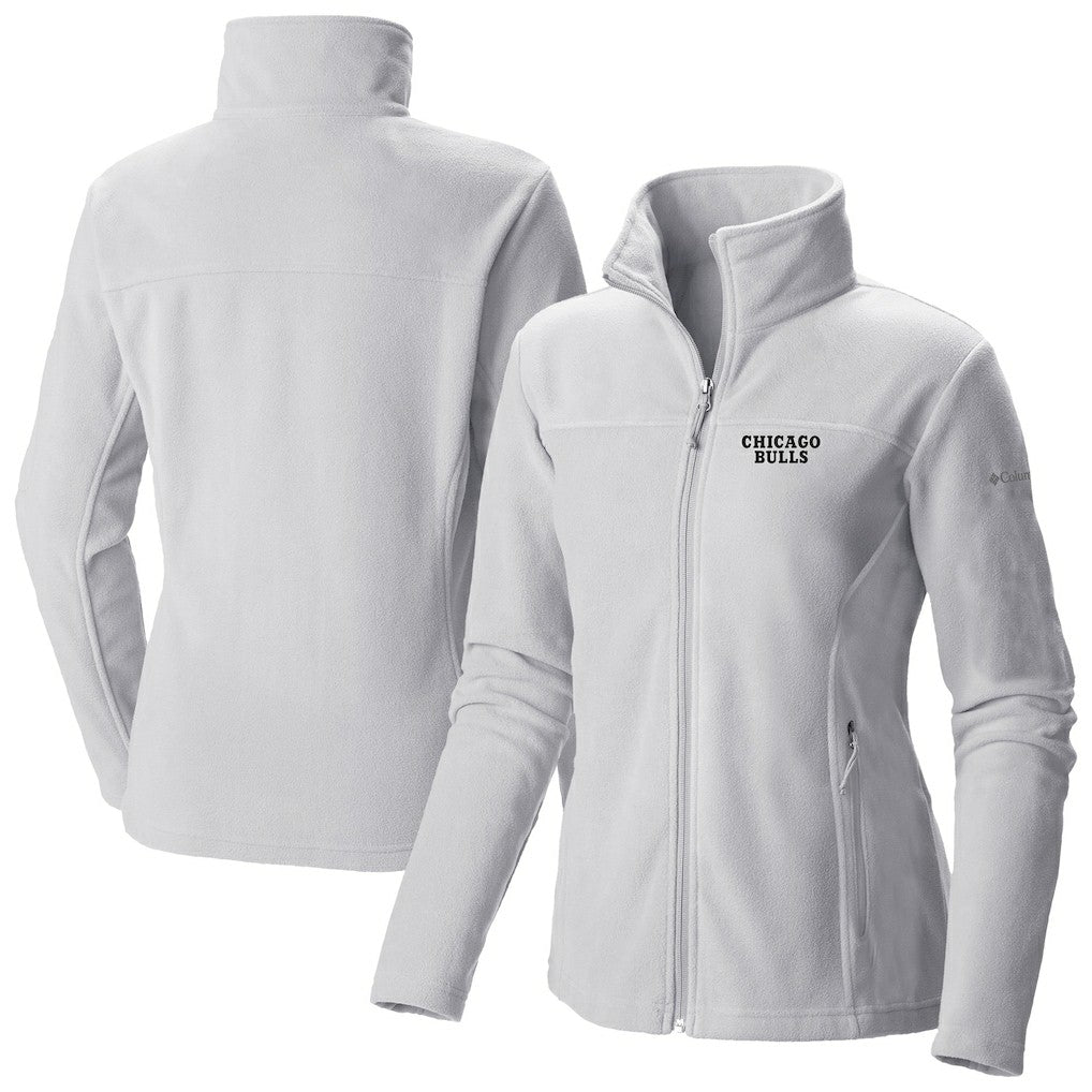 Chicago Bulls Women's Give & Go II Fleece Full-Zip Jacket White