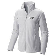 Chicago Bulls Women's Give & Go II Fleece Full-Zip Jacket White