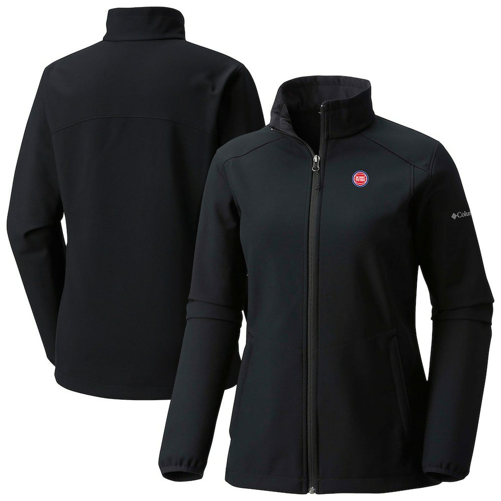 Detroit Pistons Women's Kruser Ridge III Softshell Jacket Black