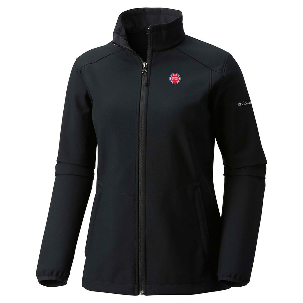 Detroit Pistons Women's Kruser Ridge III Softshell Jacket Black