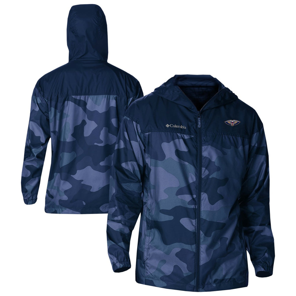 New Orleans Pelicans Flash Challenger Windbreaker Jacket Navy