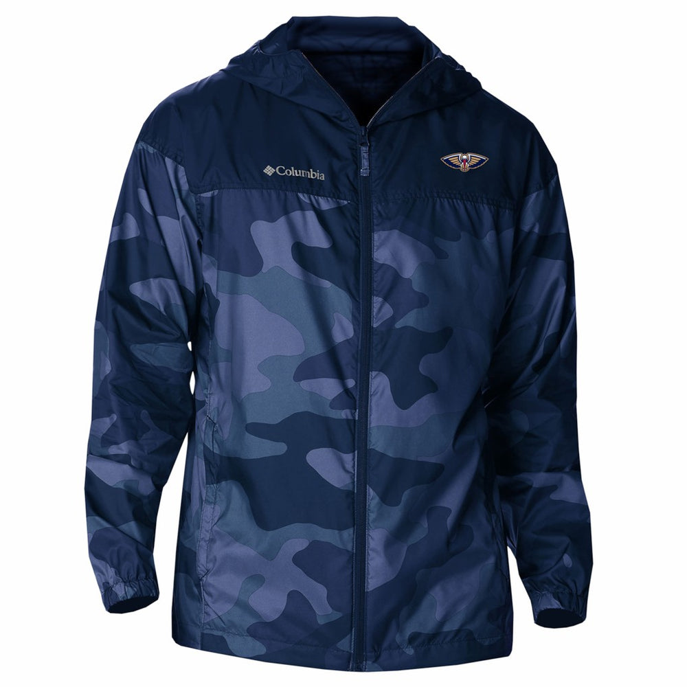 New Orleans Pelicans Flash Challenger Windbreaker Jacket Navy