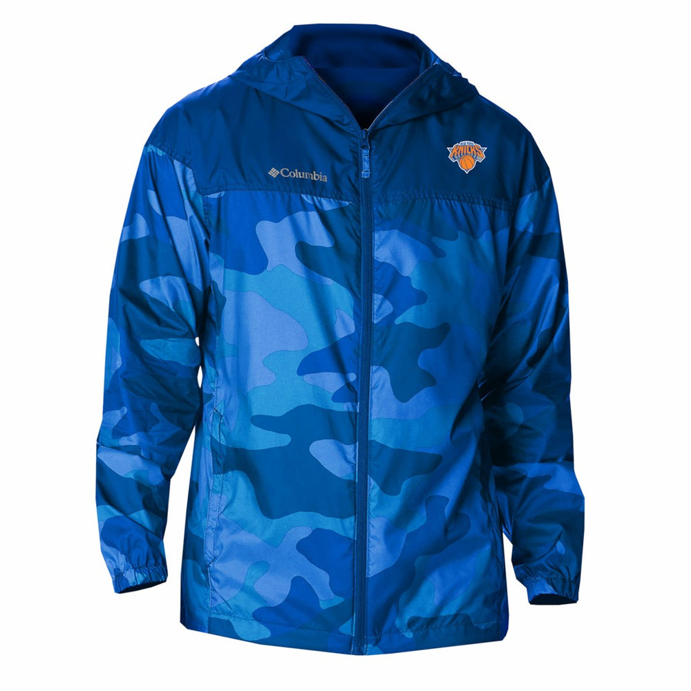 New York Knicks Flash Challenger Windbreaker Jacket Blue
