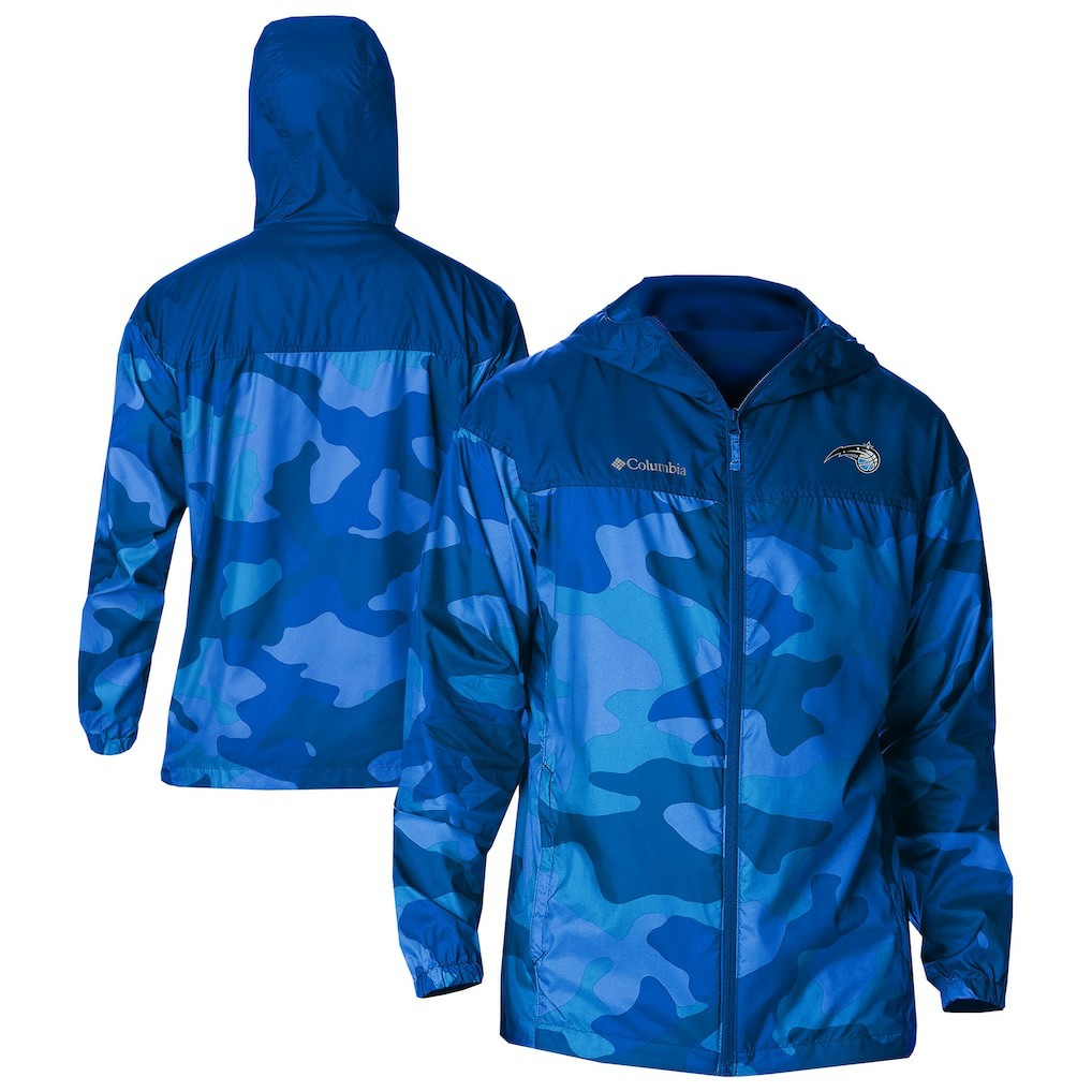 Orlando Magic Flash Challenger Windbreaker Jacket Blue