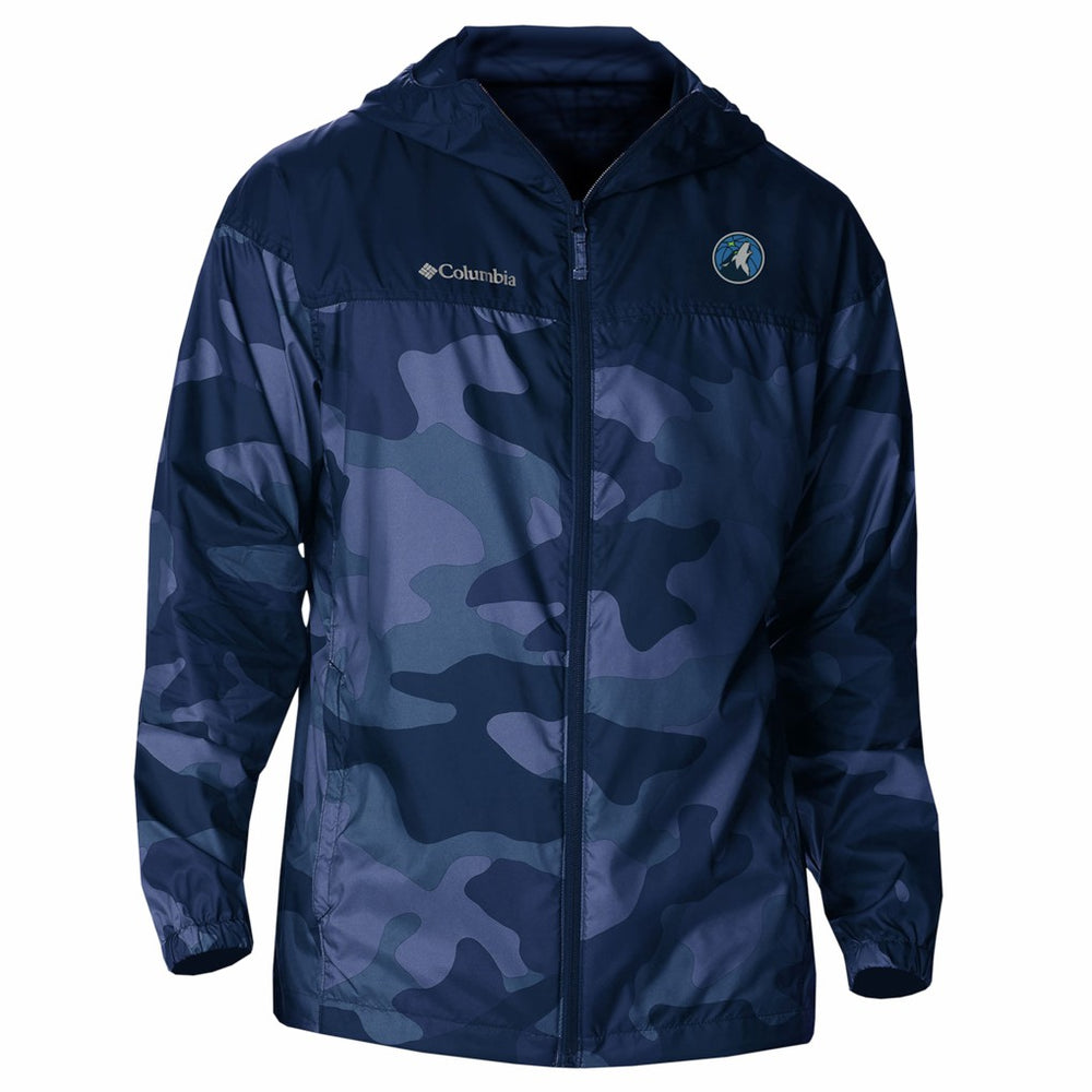 Minnesota Timberwolves Flash Challenger Windbreaker Jacket Navy