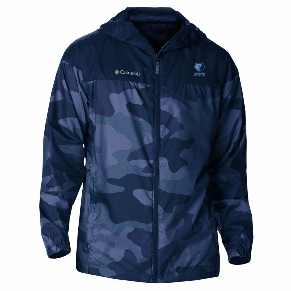 Memphis Grizzlies Flash Challenger Windbreaker Jacket Navy