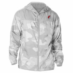 Portland Trail Blazers Flash Challenger Windbreaker Jacket Gray