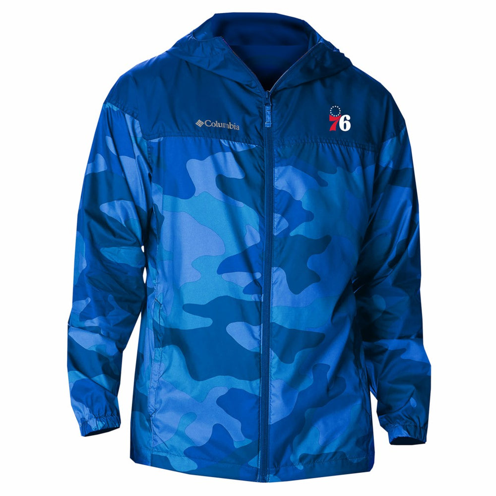 Philadelphia 76ers Flash Challenger Windbreaker Jacket Blue