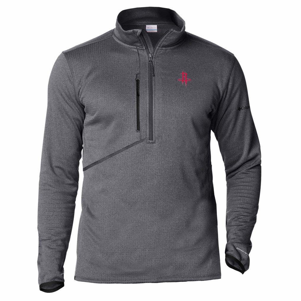 Houston Rockets Park View Fleece Half-Zip Top Black