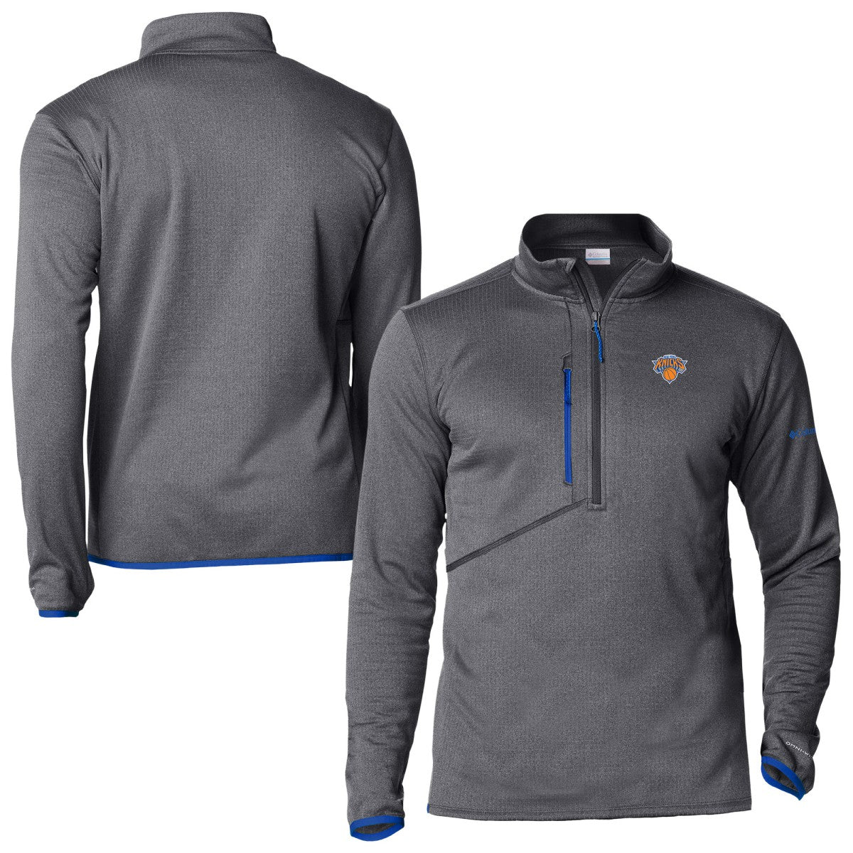 New York Knicks Park View Fleece Half-Zip Top Blue