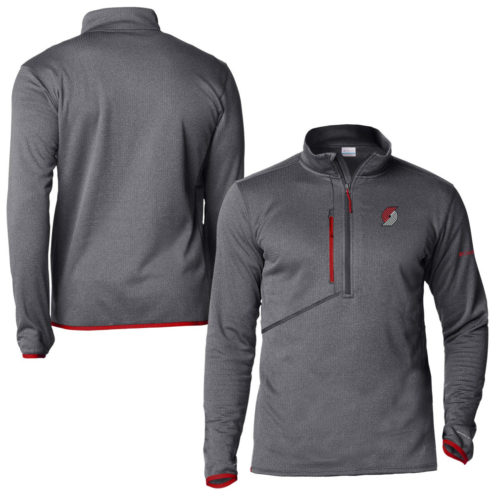 Portland Trail Blazers Park View Fleece Half-Zip Top Red