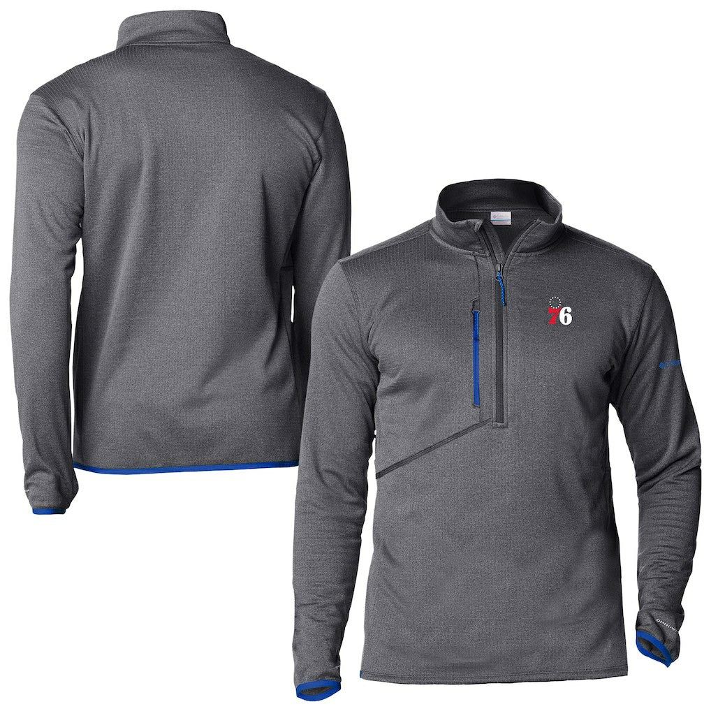 Philadelphia 76ers Park View Fleece Half-Zip Top Blue