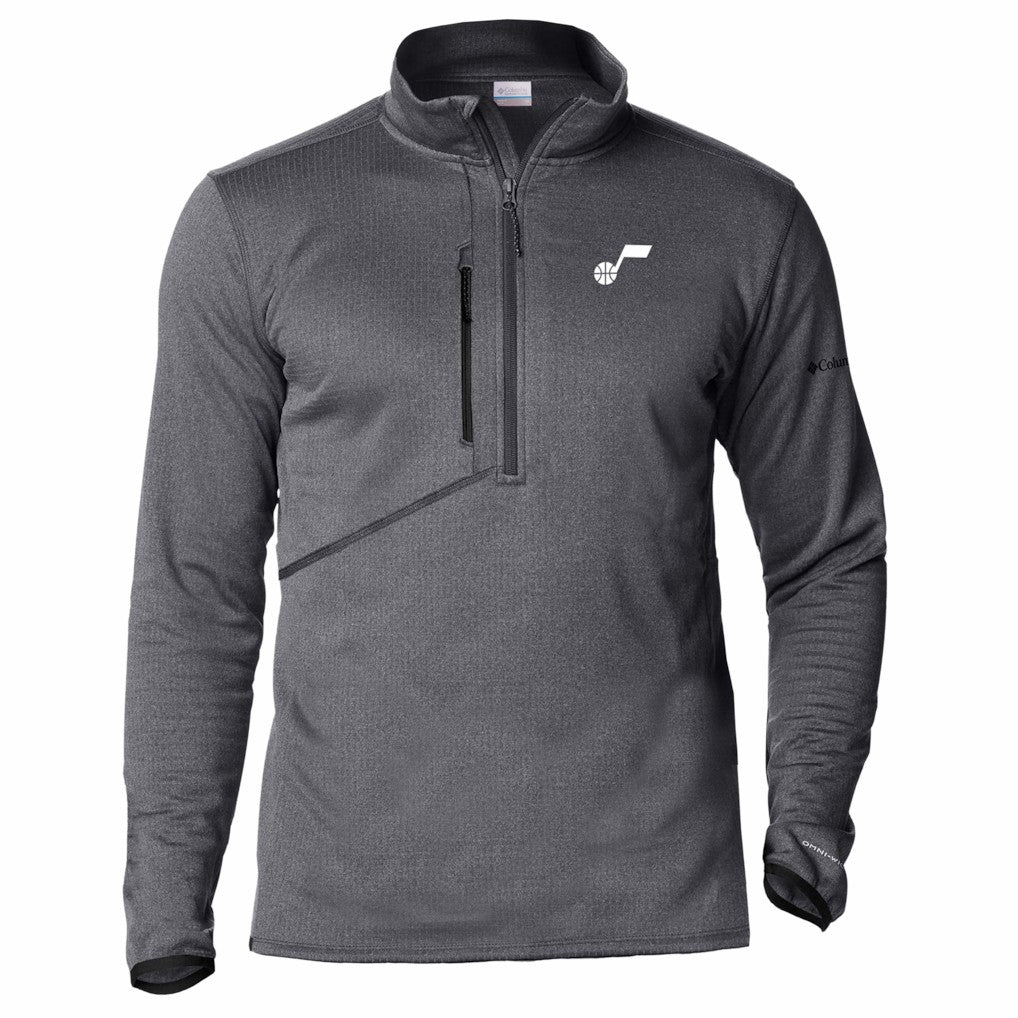 Utah Jazz Park View Fleece Half-Zip Top Black