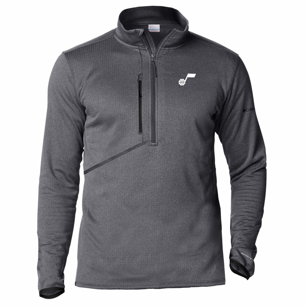 Utah Jazz Park View Fleece Half-Zip Top Black
