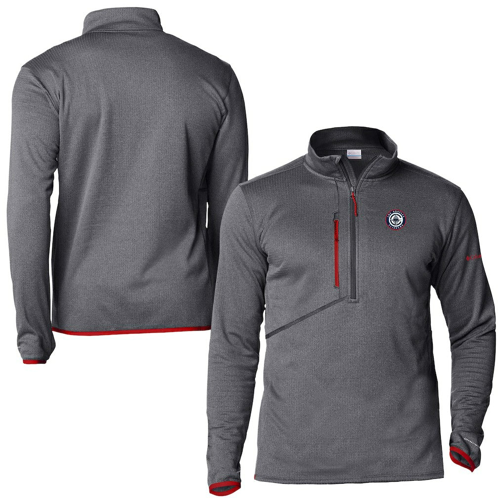 LA Clippers Park View Fleece Half-Zip Top Red