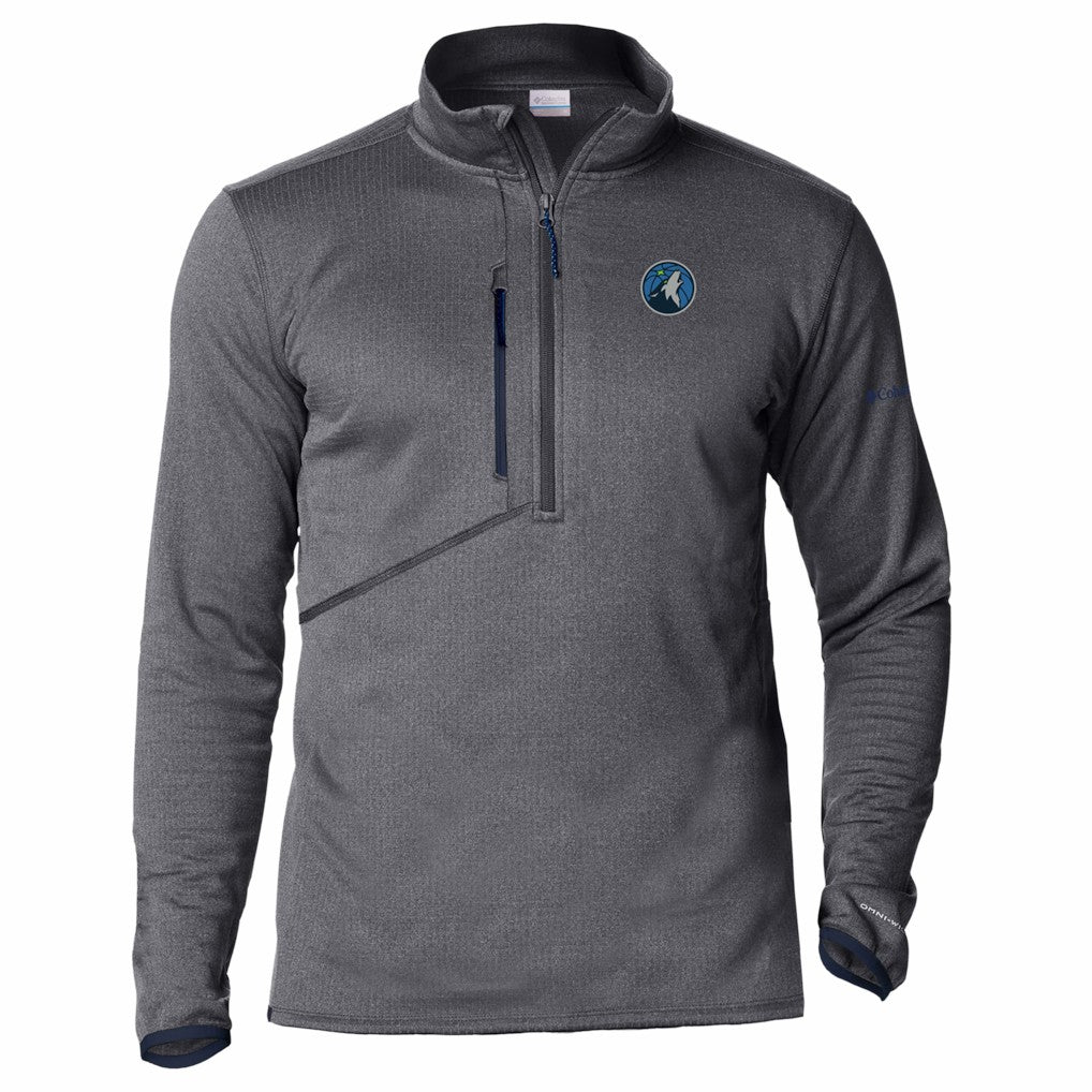 Minnesota Timberwolves Park View Fleece Half-Zip Top Navy