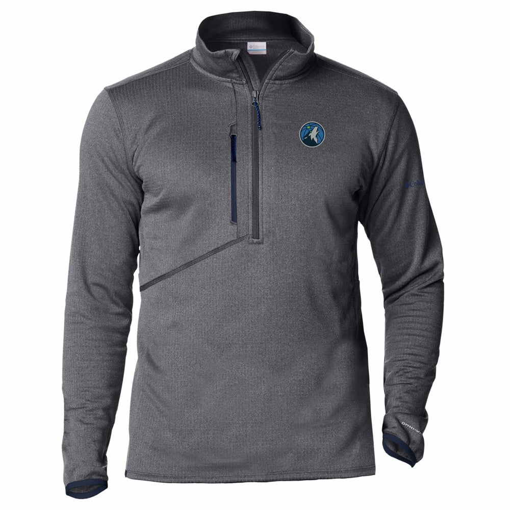 Minnesota Timberwolves Park View Fleece Half-Zip Top Navy