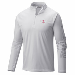 Houston Rockets PFG Terminal Tackle Quarter-Zip Top White