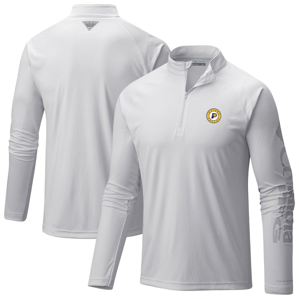 Indiana Pacers PFG Terminal Tackle Quarter-Zip Top White