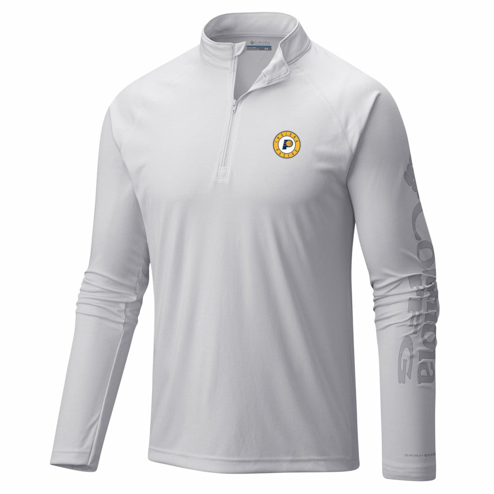 Indiana Pacers PFG Terminal Tackle Quarter-Zip Top White