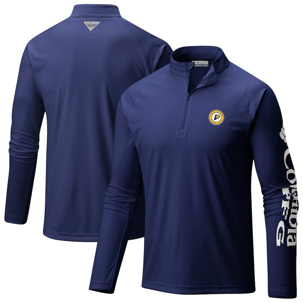 Indiana Pacers PFG Terminal Tackle Quarter-Zip Top Navy