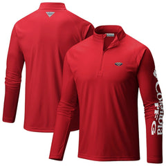 New Orleans Pelicans PFG Terminal Tackle Quarter-Zip Top Red