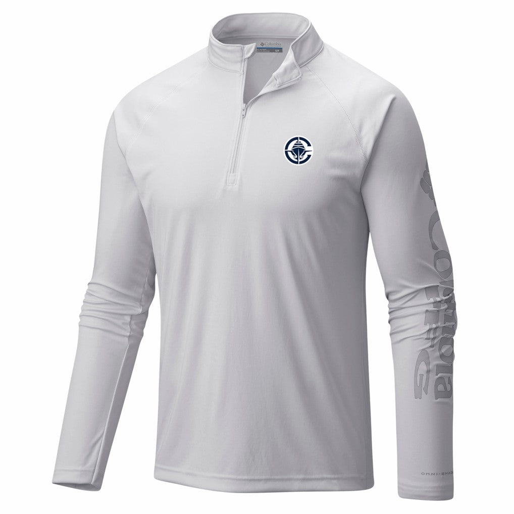 LA Clippers PFG Terminal Tackle Quarter-Zip Top White