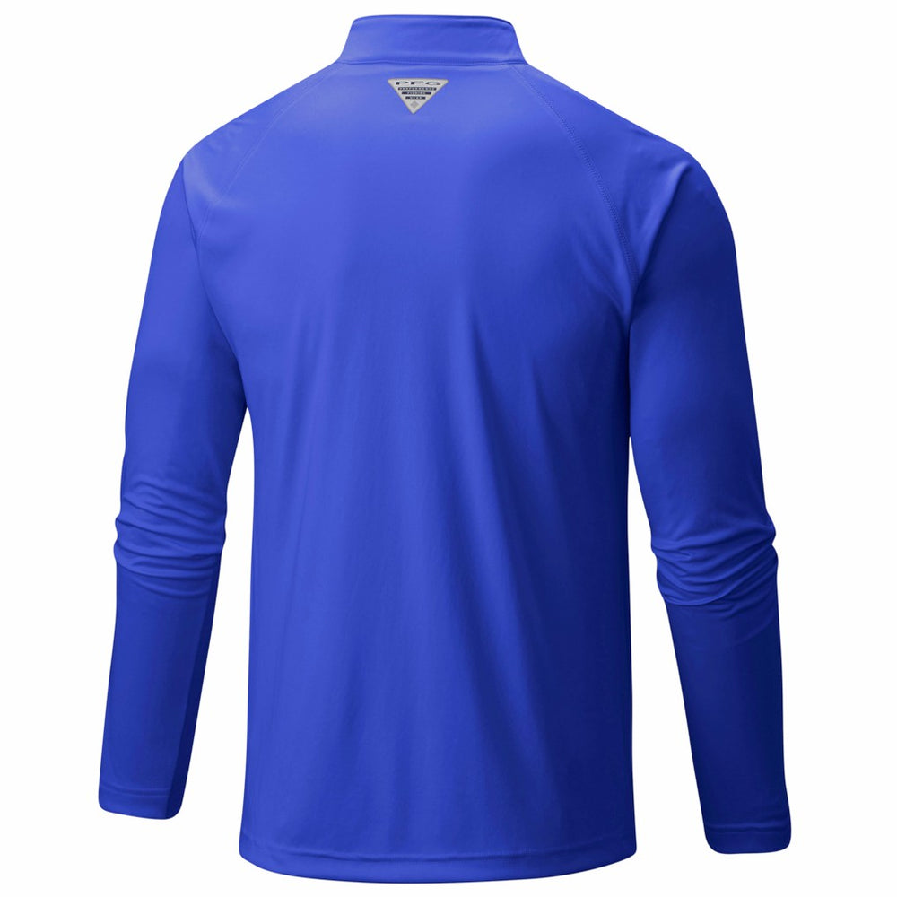 Oklahoma City Thunder PFG Terminal Tackle Quarter-Zip Top Blue