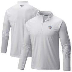 Oklahoma City Thunder PFG Terminal Tackle Quarter-Zip Top White