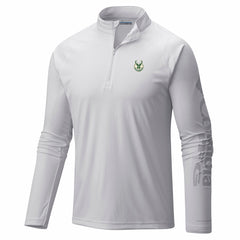 Milwaukee Bucks PFG Terminal Tackle Quarter-Zip Top White